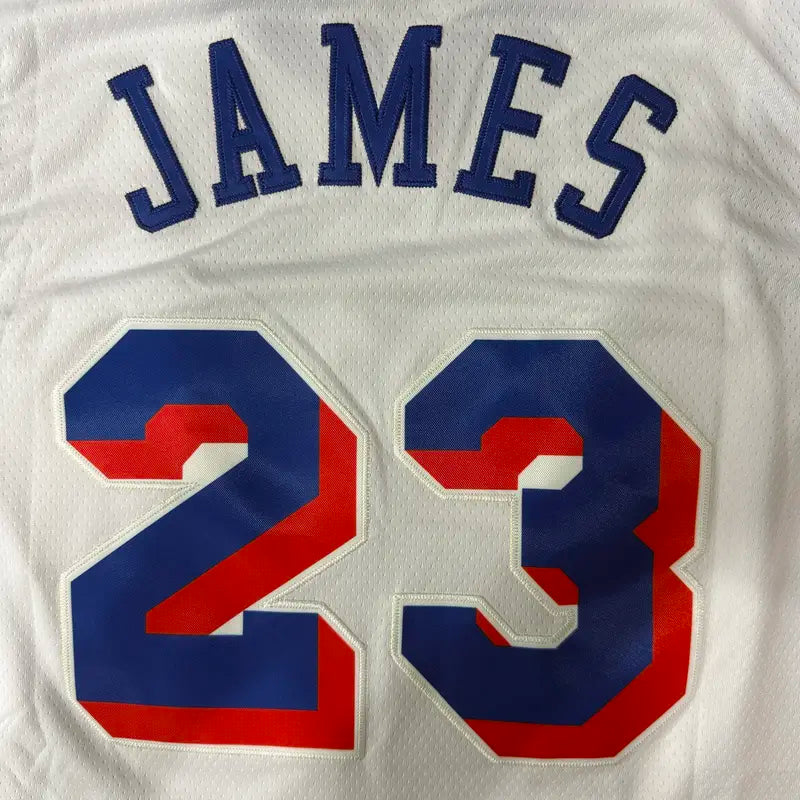 Men's #23 Breathable Mesh Basketball Jersey - Sleeveless Athletic Top with Embroidered Irish & James Letter Embroidery, Comfortable Cut, Breathable Mesh Keeps You Cool for Game Play Fans