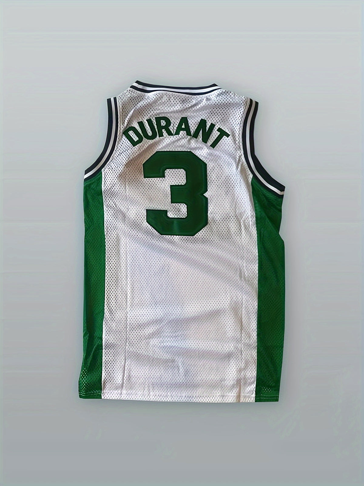 Men'S #3 White Basketball Jersey Embroidery