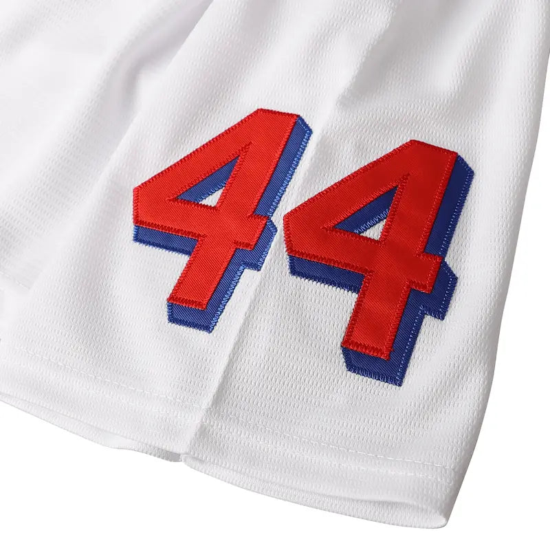 Men's Stitched Pinstripe Baseball Game Jersey Shirts - #44 Joe Cooper, #17 Doug Remer, Durable Breathable Polyester, Collared Neck Casual Sportswear for Baseball Enthusiasts