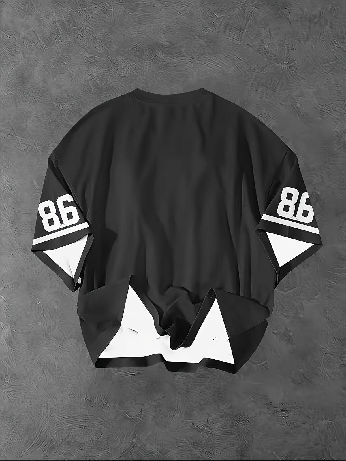 Men's Los Angeles No. 86 American Football Jersey Style Digital Print T-Shirt, Black, White, Green, 3-Color Sporty Casual Short Sleeve