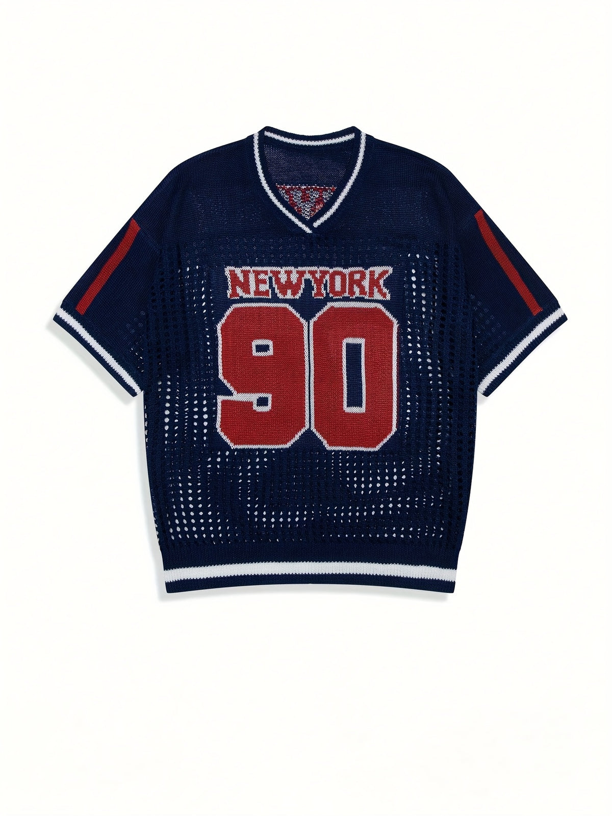 Spring Summer Men Women Unisex Easy Preppy Style Letter Number Casual Pullover Short Sleeve Sweater Top