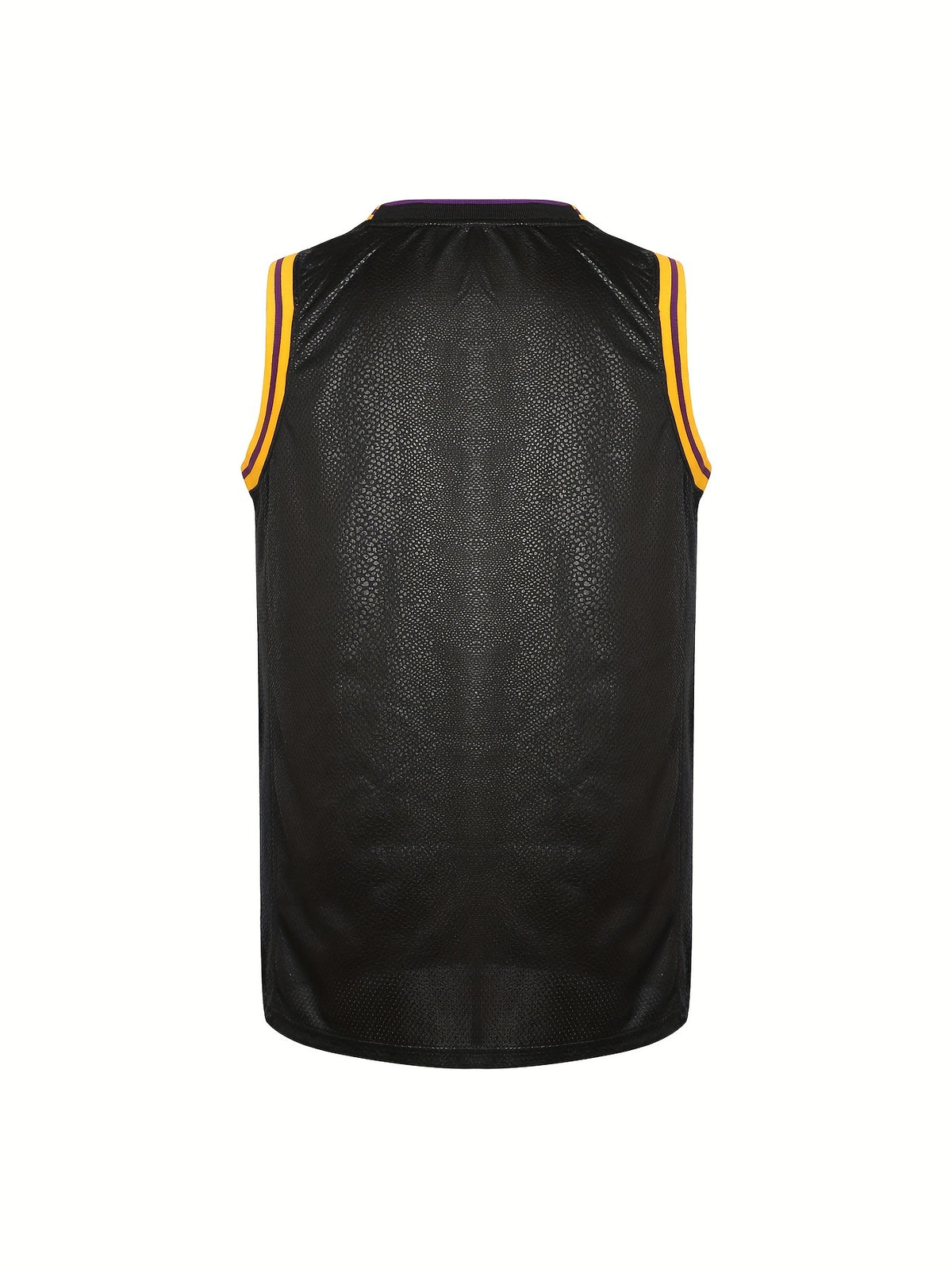 Black Basketball Jersey Solid Men'S Basketball Shirt Sleeveless Round Neck Polyester Breathable Mesh Basketball Suit Snakeskin Black S-3XL