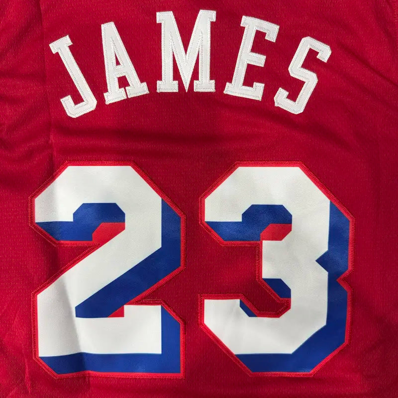 Men's #23 Breathable Mesh Basketball Jersey - Sleeveless Athletic Top with Embroidered Irish & James Letter Embroidery, Comfortable Cut, Breathable Mesh Keeps You Cool for Game Play Fans