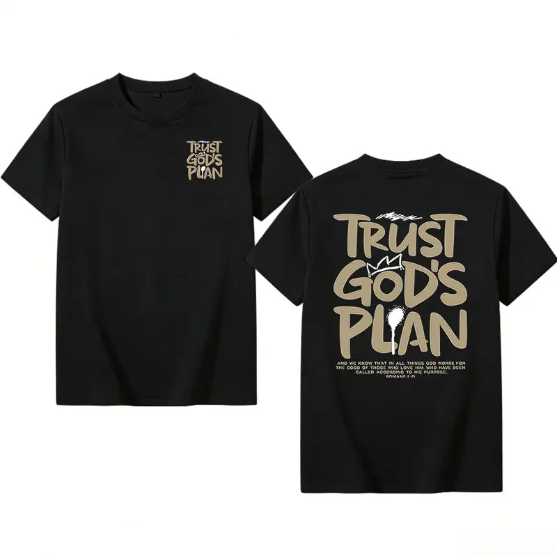 Christian Faith Graphic Printed Tee for Boys, Kids Casual Acid Wash T-Shirt, Religious 100%25 Cotton Top for Daily Wear, Daily Wear Shirts