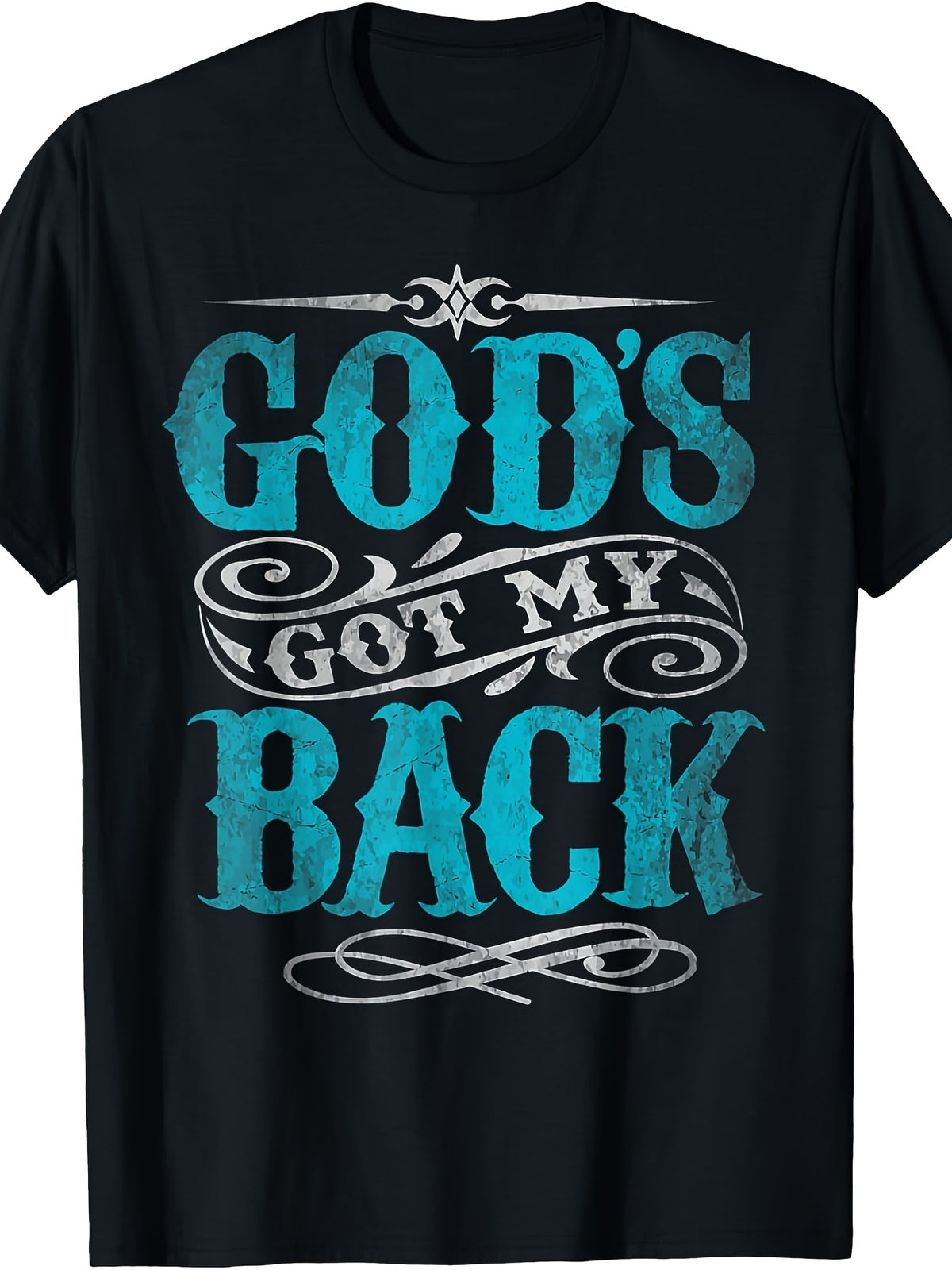 Christian Shirt God's Got My Back Christian Jesus Men Women TShirtBreathable Sweat-wicking and Soft Suitable for Daily Commutes Lounging at Home and Casual Wear