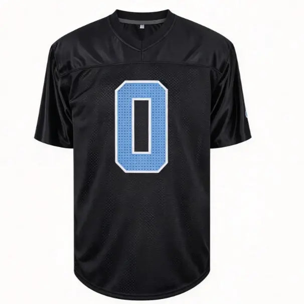 Gibbs #0 Sporty Football Jersey - Lightweight Jersey, Quick-Dry Polyester, Sewn Mesh Ventilation, Breathable Short Sleeve Tops, Professional Sports Apparel for Football Enthusiasts