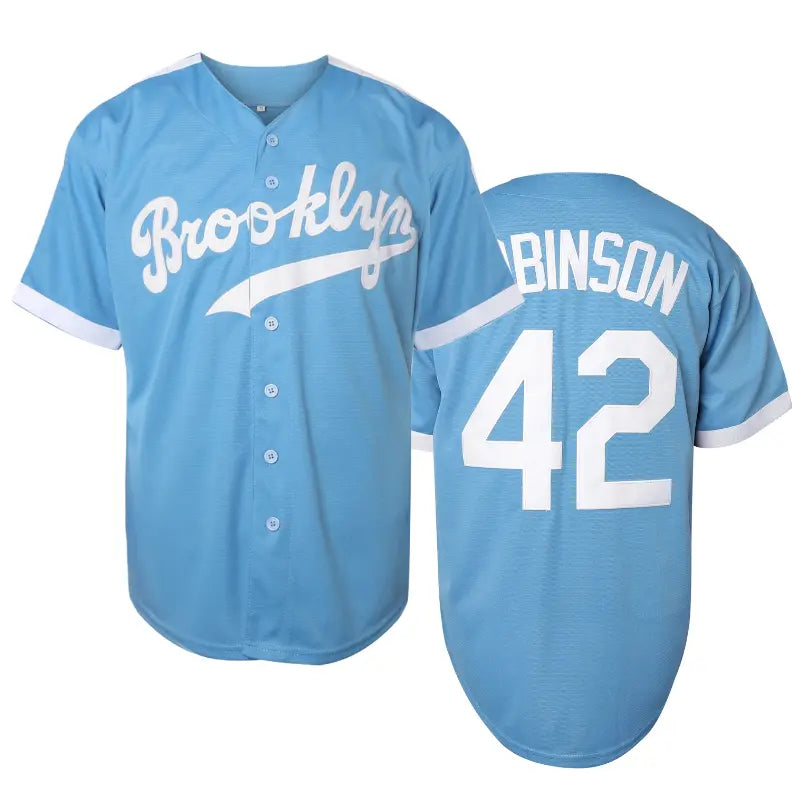 Men's #42 Letter Sleeve Jersey Baseball Top - Short-Sleeved V-Neck, Breathable Stretch Polyester, Relaxed Cut, Embroidered, Large Number Back, Sporty Chic Summer Athletic Casual Wear for Sports Enthusiasts, Sporty Baseball