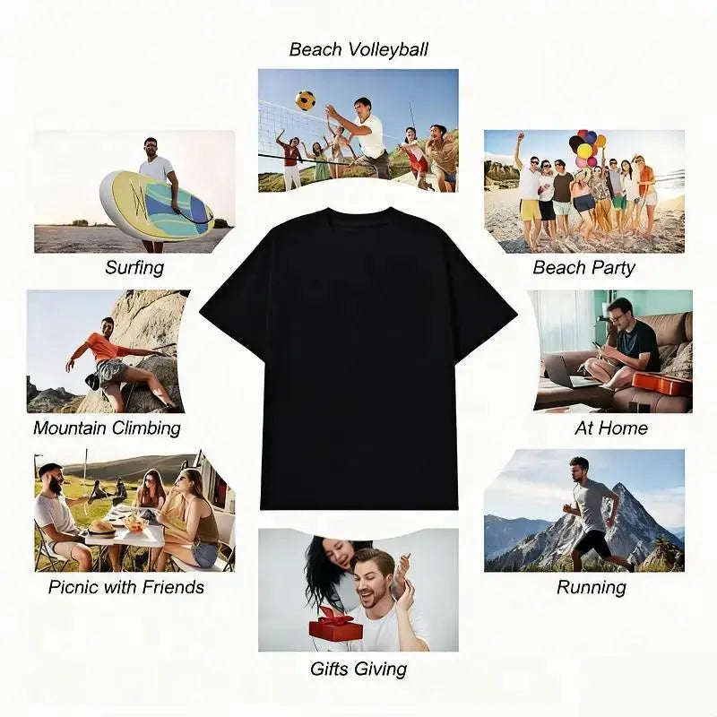 Men's Casual Wear Short-Sleeve 100%25 Cotton Graphic Round Neck Regular Fit T-Shirt - Breathable Cloth Comfort Colors Heavyweight Menswear Top, All Seasons Father's Day Gift for Proud Dads of 1 Smartass Kid