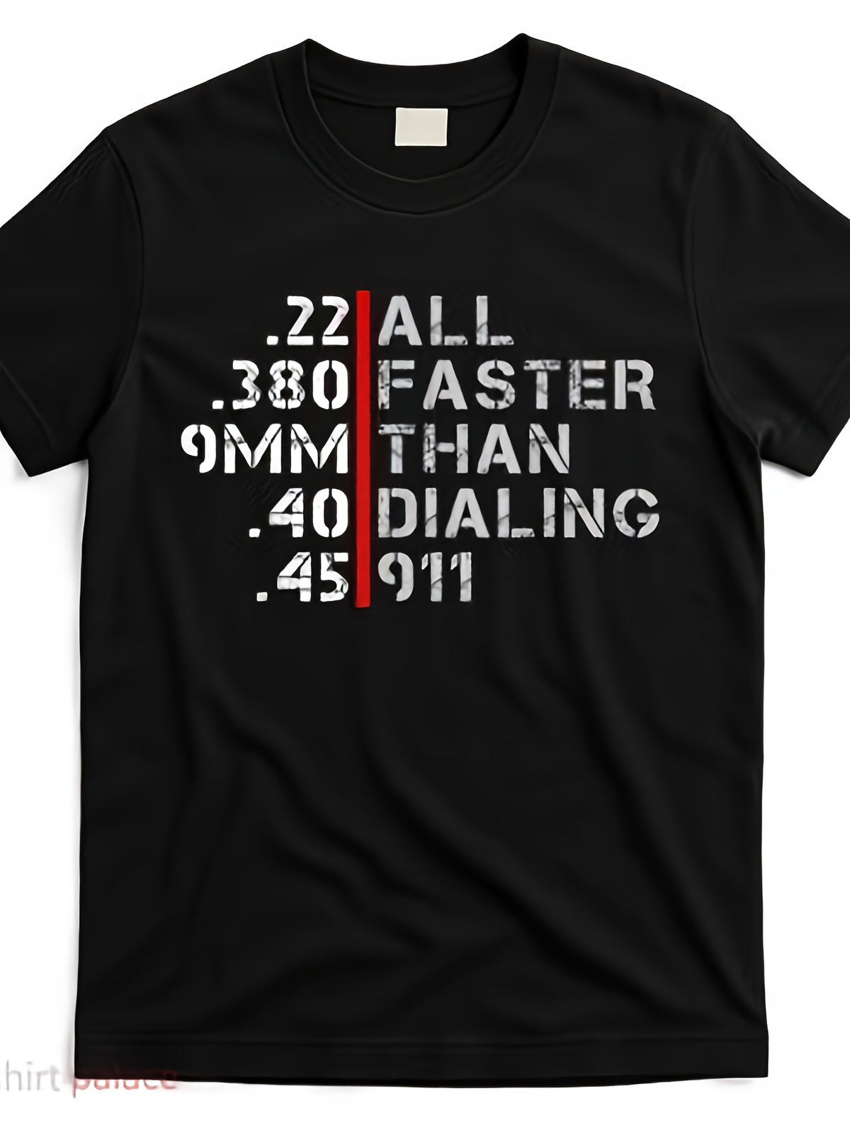 Pro Gun Rights Shirt Faster Than Dialing 911 Gun Lovers T-ShirtSame Style for Men and Women 2025 Summer Short-sleeved Printed T-shirt Pure Cotton 220G