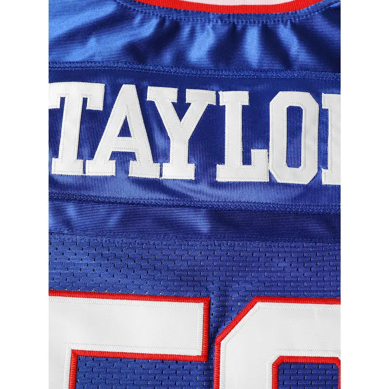 Unisex Stitched V-Neck #56 Blue Sport Jersey - Short Sleeves, Warm-Weather Ready, Clean Classic Profile, Casual Sports Wear, Football Jersey Style, American Football, Rugby Use, Shared Wardrobe-Friendly Cut