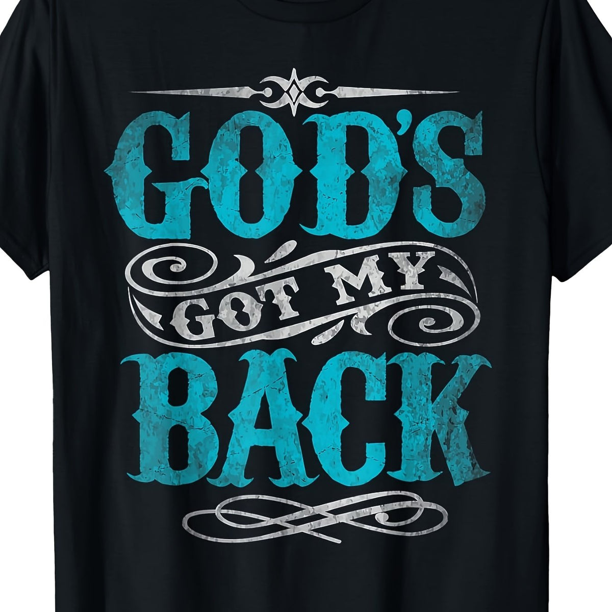 Christian Shirt God's Got My Back Christian Jesus Men Women TShirtBreathable Sweat-wicking and Soft Suitable for Daily Commutes Lounging at Home and Casual Wear