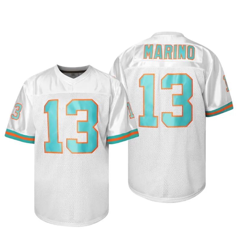 Unisex #13 Embroidered Football Shirt - Breathable Polyester Embroidered Sportswear Top, V-Neck Loose-Fit Short-Sleeve Athletic Top, Sporty Jersey for Training, Going Out