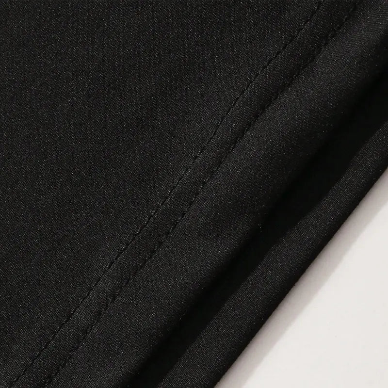 Men's Classic Smooth Velvet Short-Sleeve Sports Top - Menswear, Stylish Soft Blend, Breathable Elastic Fabric, Loose Streetwear, Humorous Fatherhood Graphic, Crew Neck, Standard Sizes, Dad Gift for Gym (All Seasons)