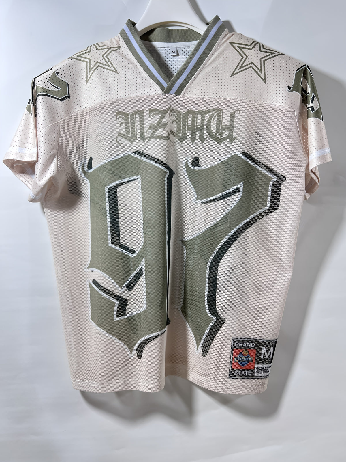 (Shule Water OBM) Western Summer New Street Trendy Casual Athletic Mesh Top Unisex Pullover Shirt