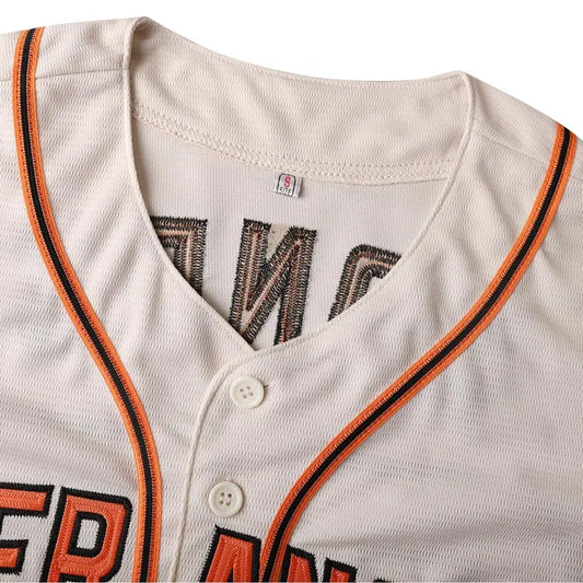 Men's #25 Retro Full Button-Up Casual Baseball Jersey - Polyester Short Sleeve Men's Clothing, Breathable Athletic Top for Parties, Daily Wear