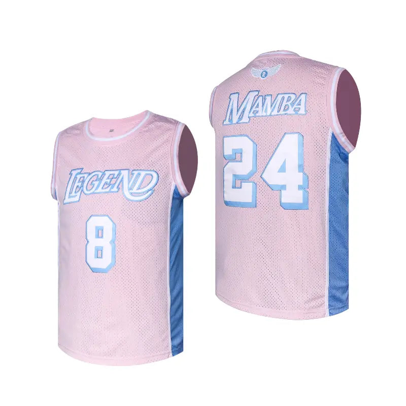 Men's Mamba 24 Number Oversized Jersey Style Short Sleeve Tops - Loose-Fitting V-Neck Polyester Retro Baseball Training Top with Letters Baseball, 90s Classic Athletic Wear for Casual, Outdoor Use