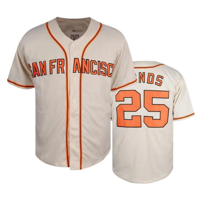 Men's #25 Retro Full Button-Up Casual Baseball Jersey - Polyester Short Sleeve Men's Clothing, Breathable Athletic Top for Parties, Daily Wear