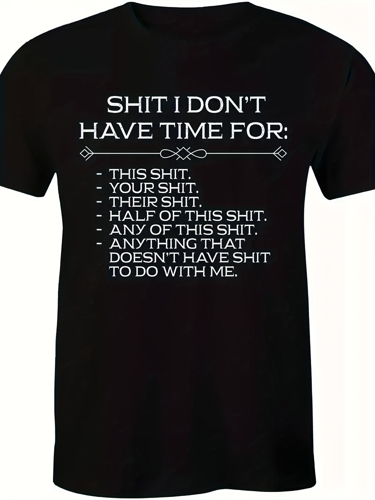 Letter Printing T-Shirt, Men'S Tees, Casual Short Sleeve T-Shirt for Summer