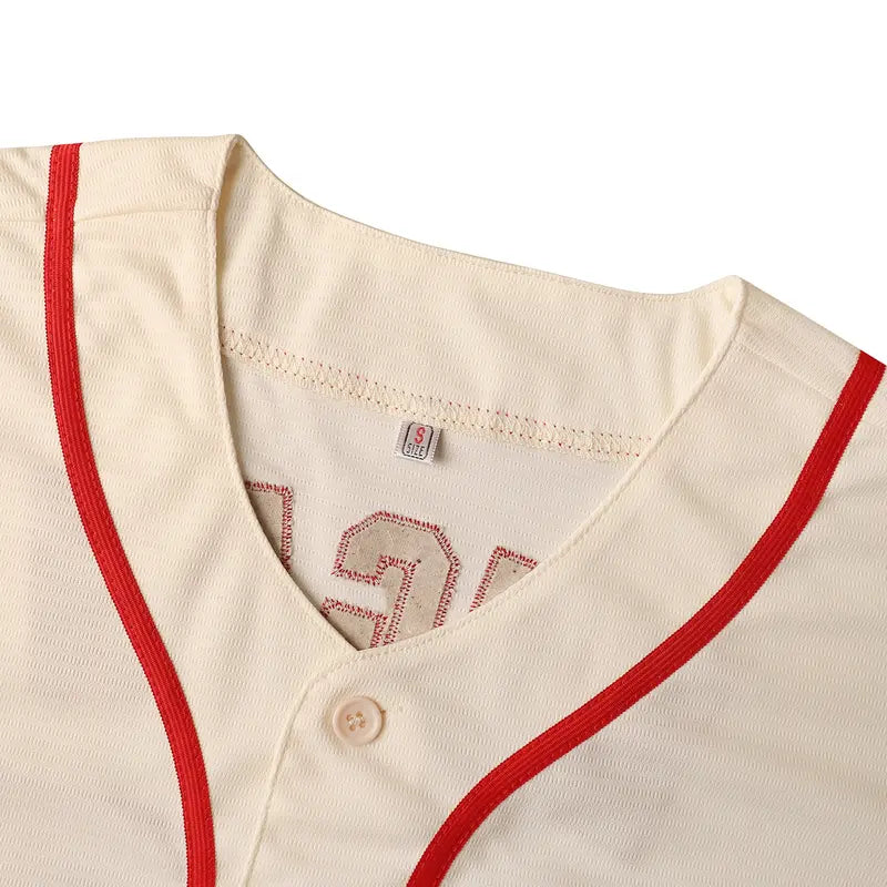43 City of Rockford Peaches A League of Their Own Movie Men's Baseball Jersey Stitched