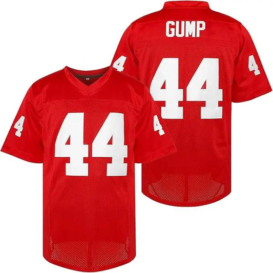 Men's Forrest Gump #44 Stitched Red Short Football Jersey - Lightweight, Quick Dry, Breathable, Retro Fashion Jersey Shirt, Athletic Active Top for Party, Sports, Outdoor Leisure Wear, Short Football Jerseys, Athletic Active Tops