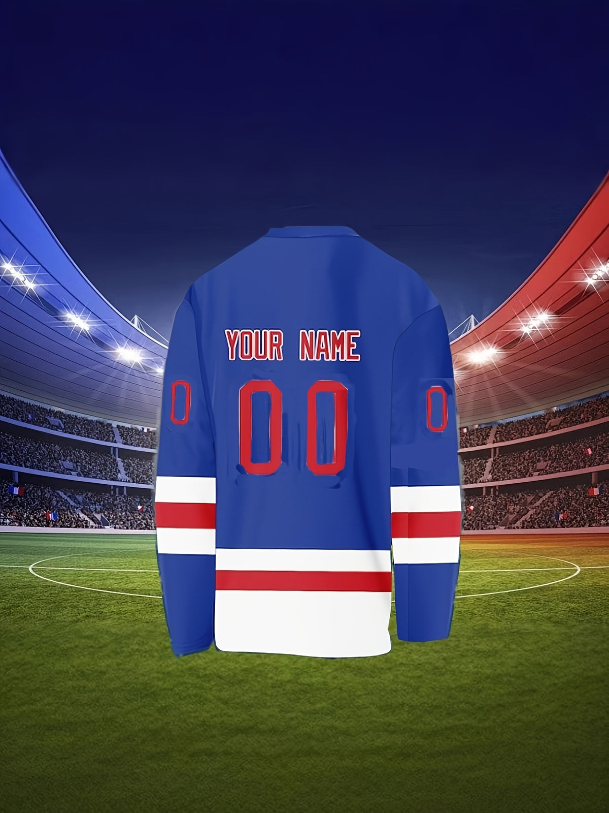 Customized Rugby Jersey with Team Name and Number, Hockey Uniforms, Game Day Attire, Team Jerseys for Ball Enthusiasts Players