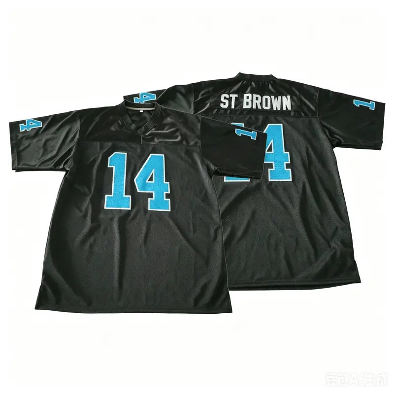 Gibbs #0 Sporty Football Jersey - Lightweight Jersey, Quick-Dry Polyester, Sewn Mesh Ventilation, Breathable Short Sleeve Tops, Professional Sports Apparel for Football Enthusiasts