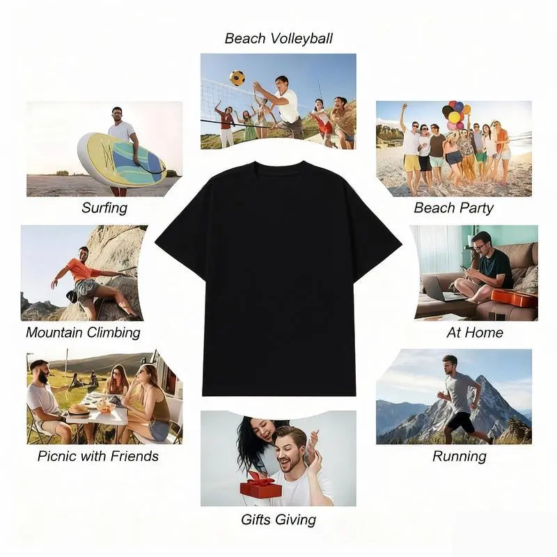 Men's Fitted Classic Cotton Short Sleeve Crew Neck Sports T-Shirt - Retro Drag Race Graphic Prints, Soft All-Season Clothes, Gift for Auto Enthusiasts, Outdoor Sport Tee