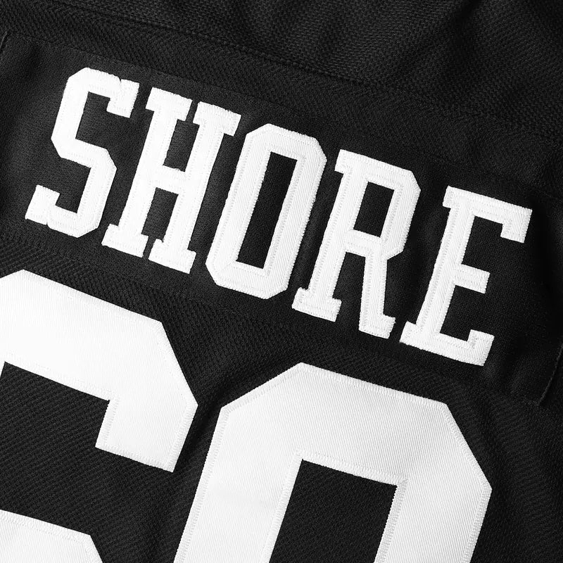 EETUG Male Shoresy #69 Sudbury Blueberry Bulldogs Sublimated V-Neck Full Jersey, Polyester Athletic Tops with Custom Sublimated Design & Visible Back #69, High-Quality Sports Apparel for Fans