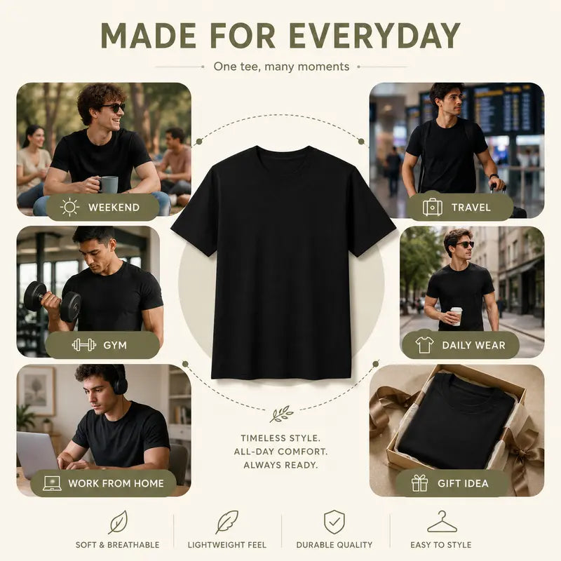 Men's Lebron Basketball Graphic Tshirt - 220G Pure Cotton, Regular Fit, Heavyweight, Single-Sided Print, Round Neck, Shortsleeve, Cold Wash Safe, Plant Pattern, Premium Quality, Y2K Rap Inspired, Casual Menswear Top