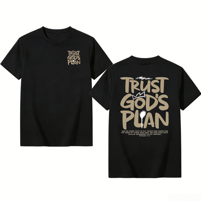 Christian Faith Graphic Printed Tee for Boys, Kids Casual Acid Wash T-Shirt, Religious 100%25 Cotton Top for Daily Wear, Daily Wear Shirts