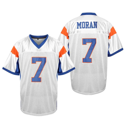 Blue Mountain State #54 Thad Castle & Alex Moran Numbered Back Short Football Jersey - 95% Polyester, Sweat-Wicking, Breathable Sports Tee, Athletic Active Top, Casual Sporty Top, Wash-Easy Athletic Wear, Sports Tees