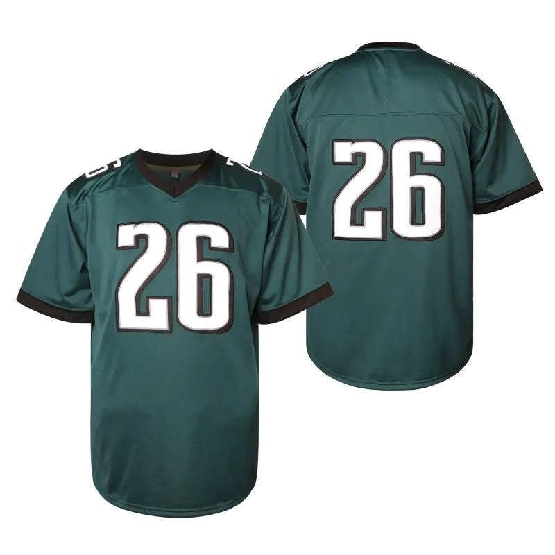 Men's #26 Print Lightweight Football Jersey - Rugby-Ready Fit Polyester Football Shirts, Multi-Size Loose Athletic Jersey for Male Clothing, Indoor-Outdoor Competition & Indoor-to-Street Wear