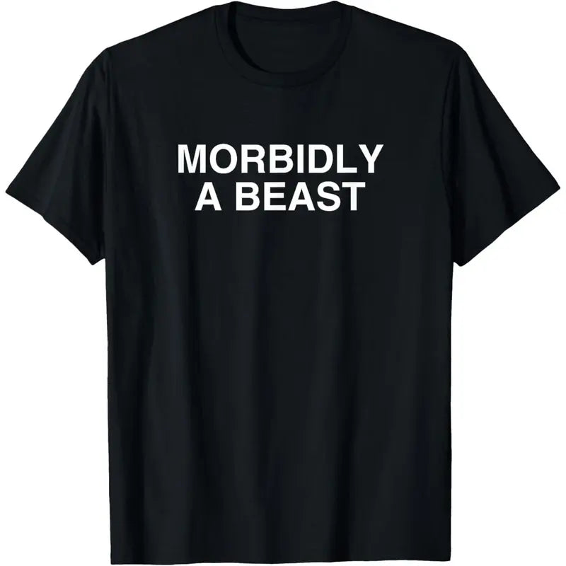 Men's Soft Layer Short-Sleeve Round Neck Menswear T-Shirt - Made in USA, Western Style, Y2000 Gen Z Wordplay Meme Funny Shirts