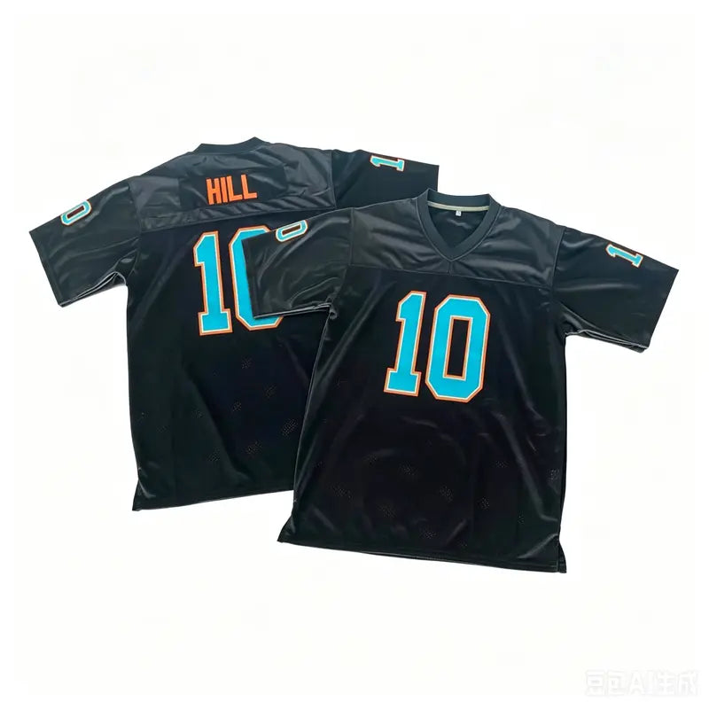 Unisex #13 Embroidered Football Shirt - Breathable Polyester Embroidered Sportswear Top, V-Neck Loose-Fit Short-Sleeve Athletic Top, Sporty Jersey for Training, Going Out