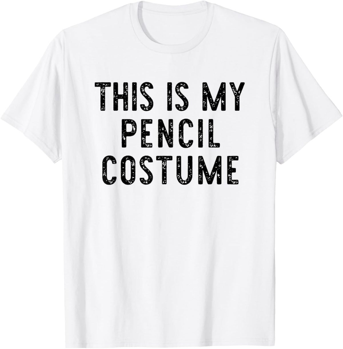 This Is My Pencil Costume Halloween Funny Simple Kids Adult