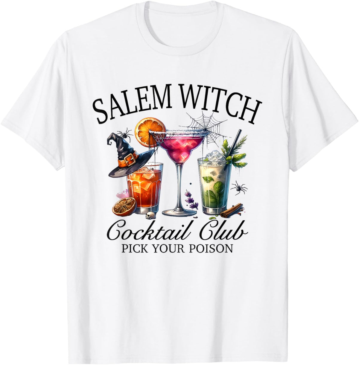 Salem Witch Cocktail Funny Club Pick Your Halloween Poison