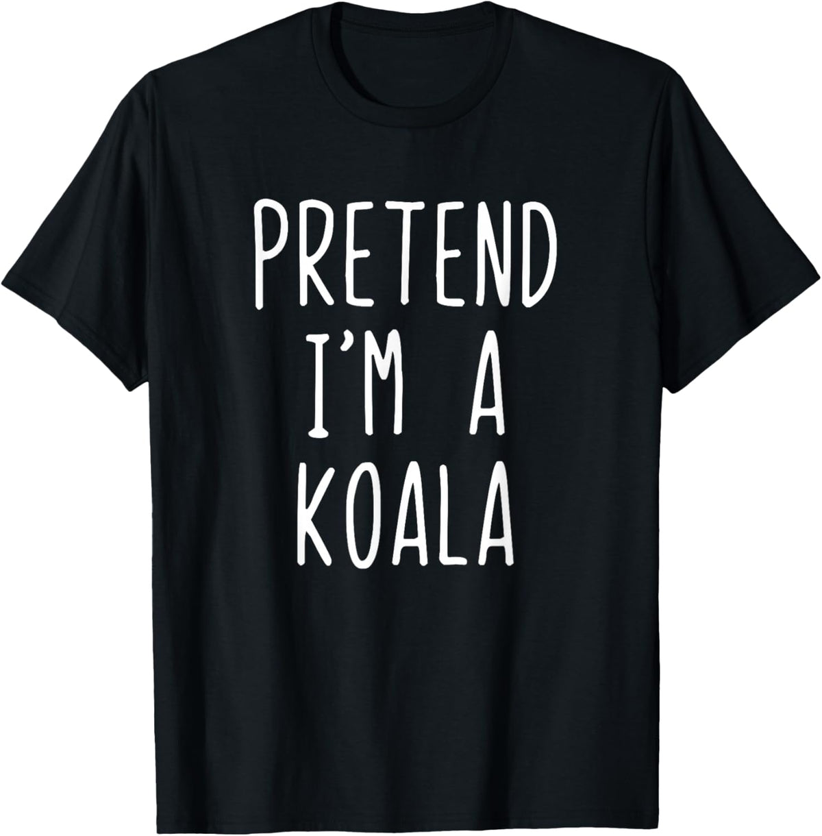 Pretend I'm A Koala Costume Halloween Funny Lazy Adult Kids