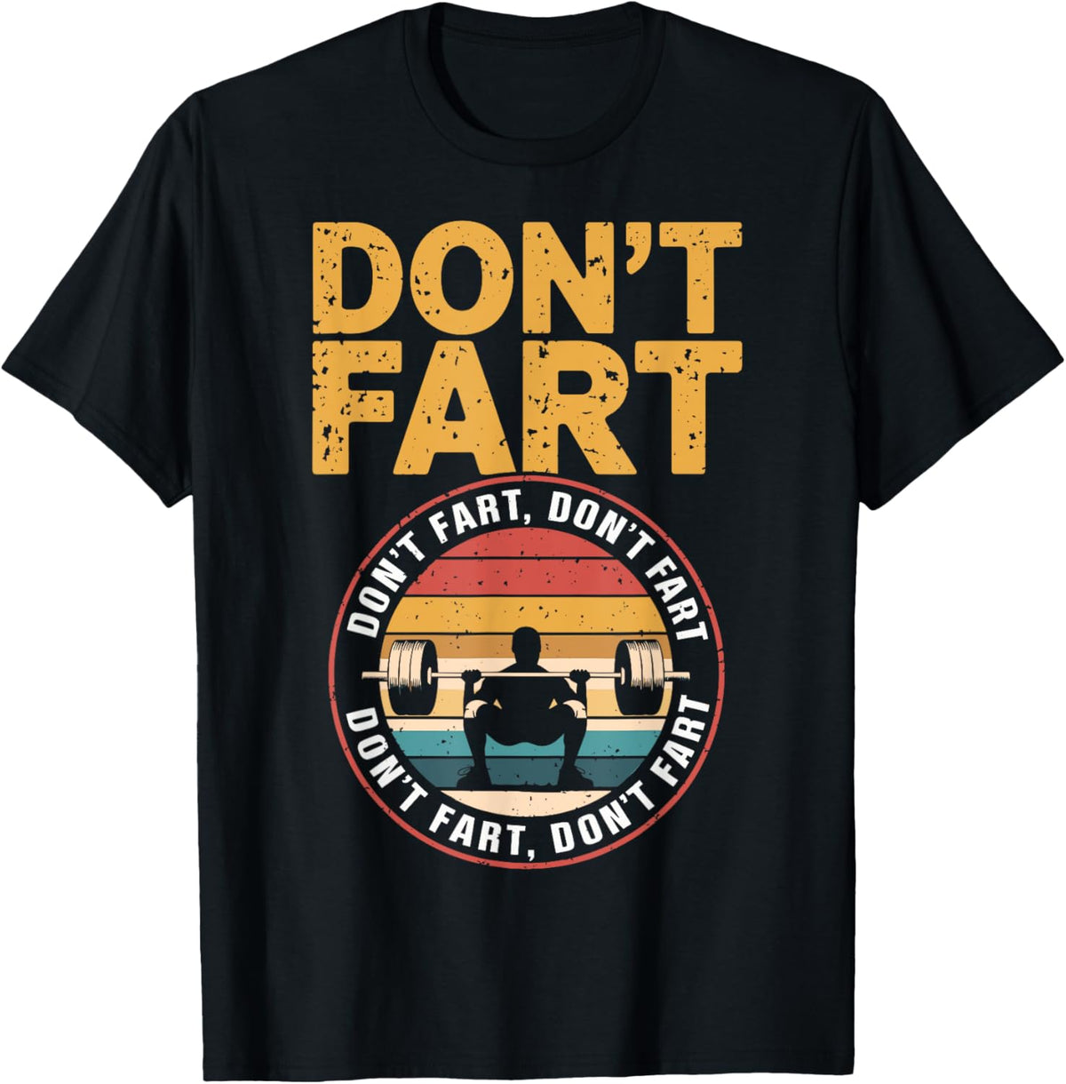 Lift Loud, Stay Strong Adult Retro Humorous Fitness - Black, Small, Short Sleeve