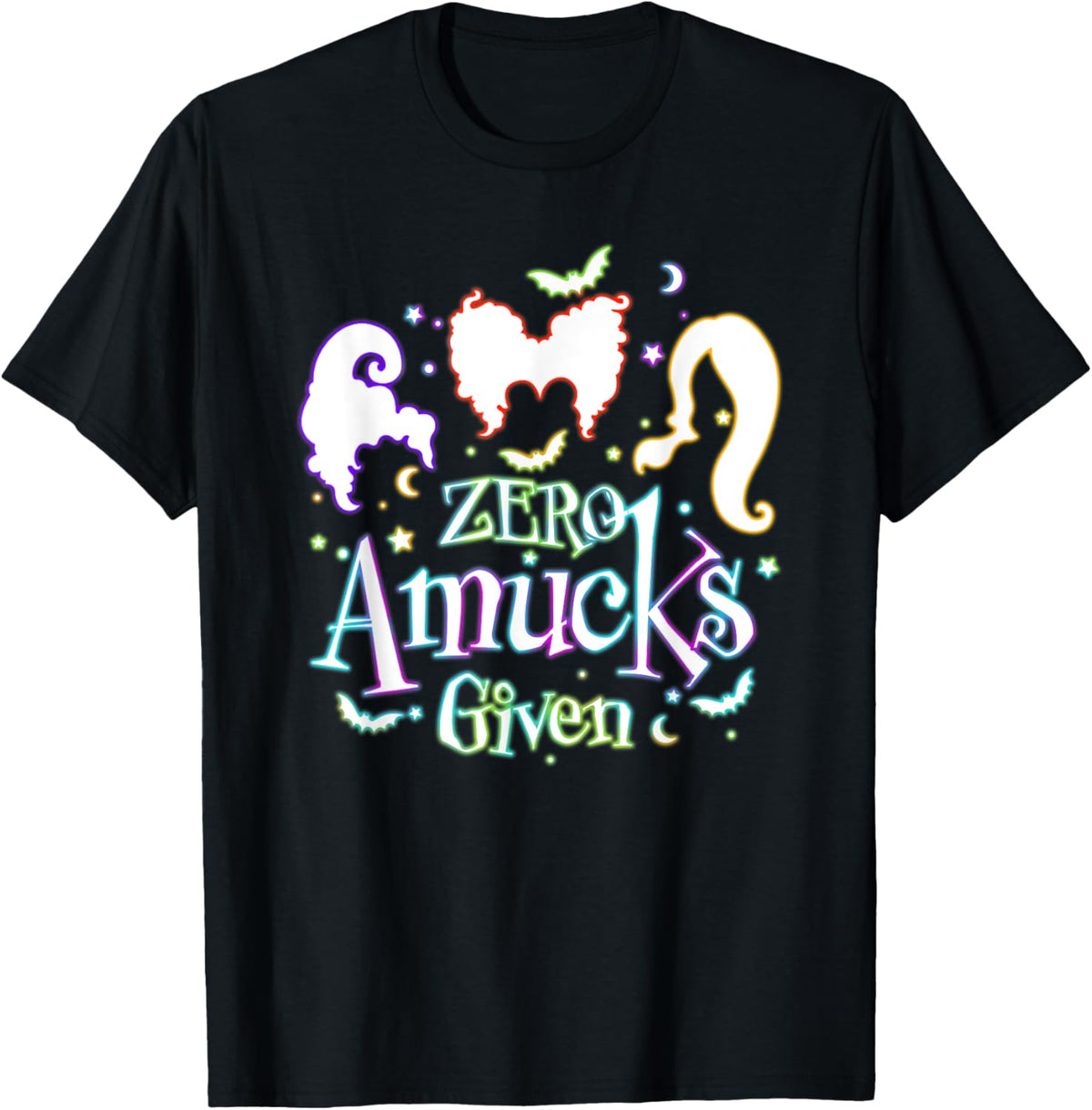 Funny Zero Amucks Given Halloween Spooky Witch Season Outfit
