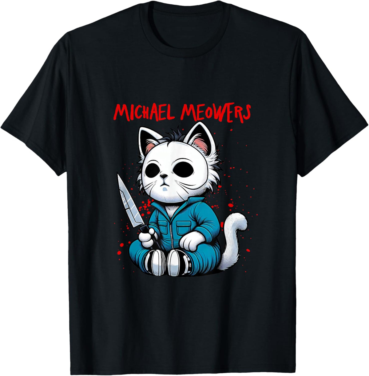 Funny Cat Motif Crazy Cat Graphic Michael Meowers Cat Women