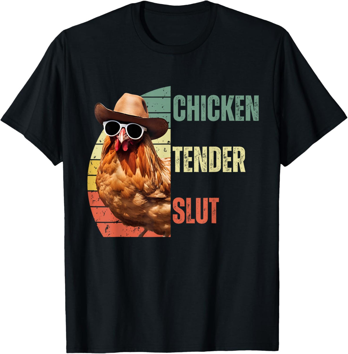 Chicken Tender Slut Sunglasses Retro Vintage Adult Humor