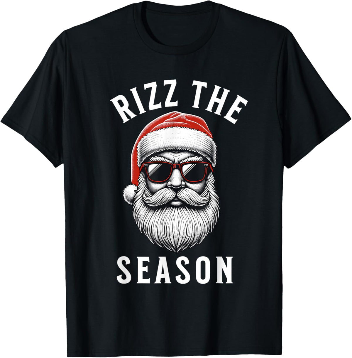 Rizz The Season Silly Christmas Funny Santa Men Teen Boys