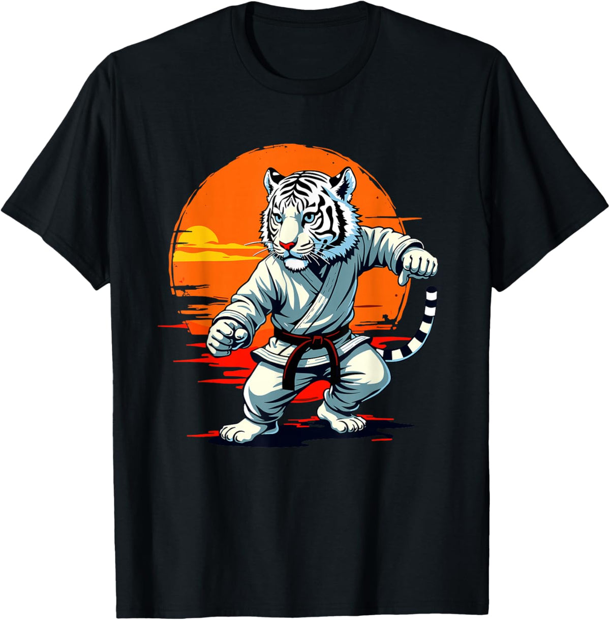 Shotokan Karate Fighter Martial Arts Tiger Funny Karate