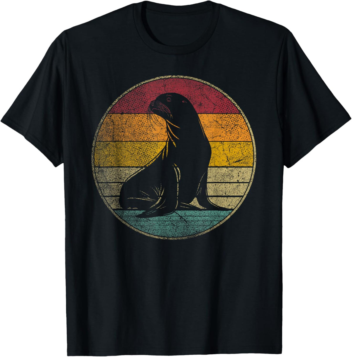 Sea Lion - Vintage Funny Retro Style 70s 80s Men Women Kids