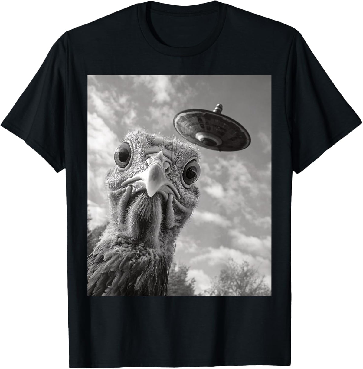 Funny Turkey Selfie UFO Thanksgiving