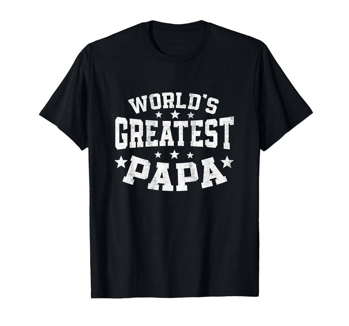 World's Greatest Papa Shirt Funny Dad Father's Day T-Shirt