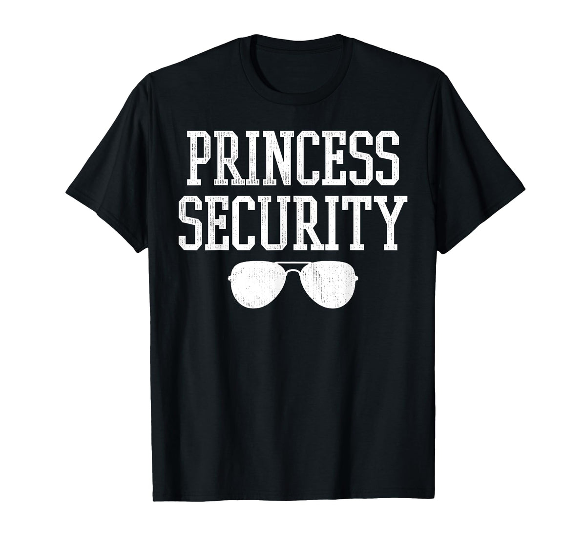 Halloween Dad Mom Daughter Adult Costume Princess Security T-Shirt