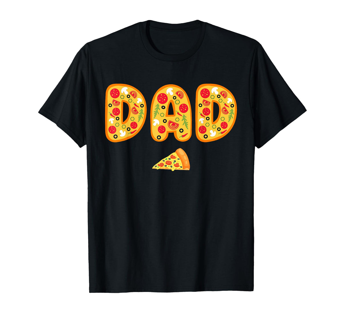 Dad Daddy Matching Birthday Squad Crew Pizza Family T-Shirt