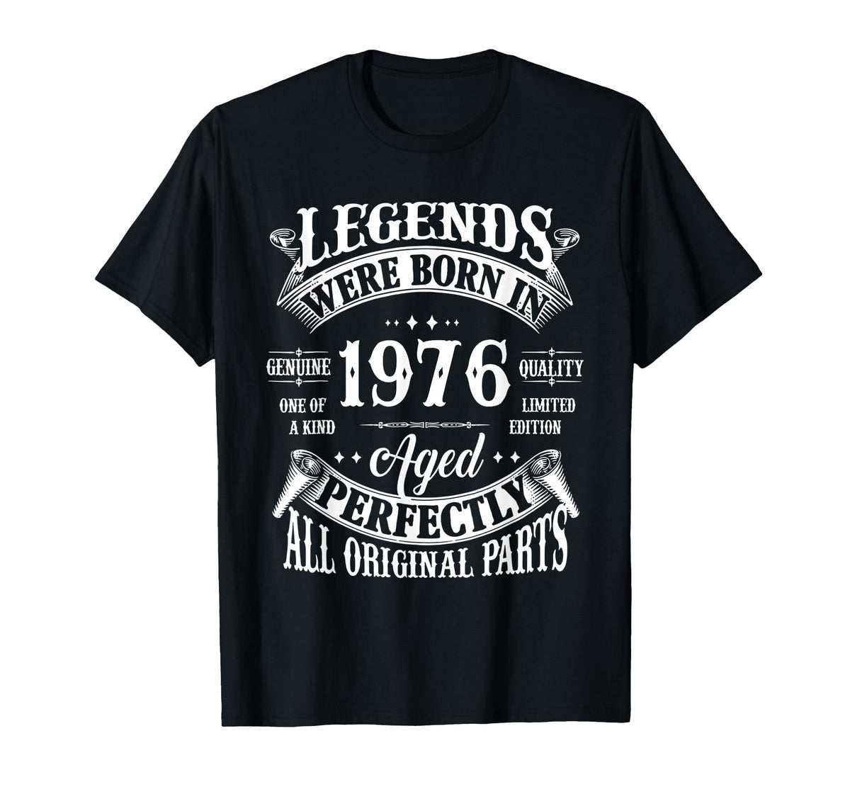 50th Birthday Shirt Vintage Born In 1976 50 Years Old B-day T-Shirt