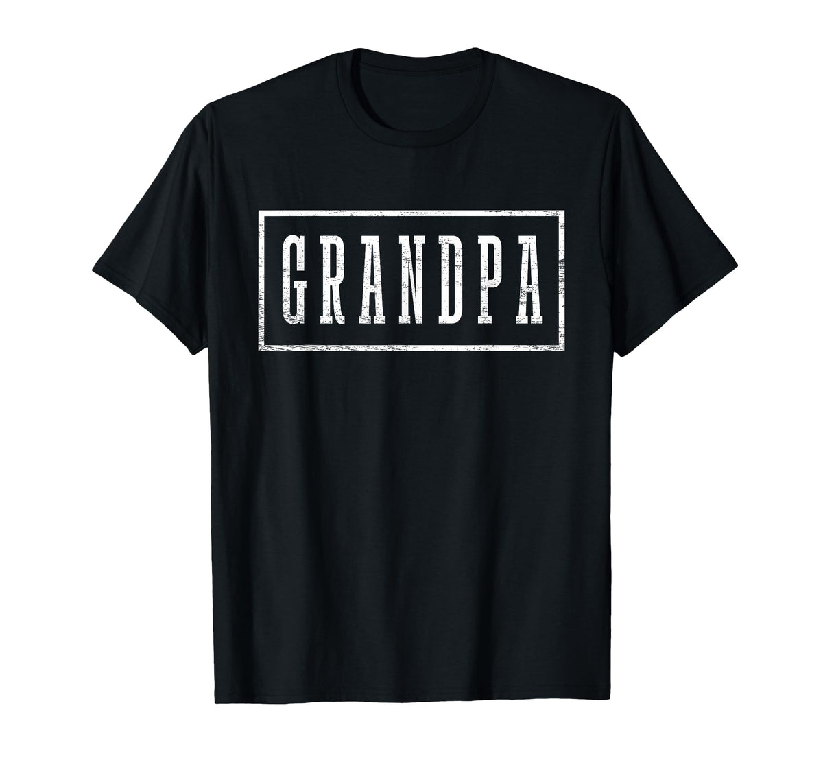 Grandpa - Sleek Framed Design Father's Day Grandpa T-Shirt